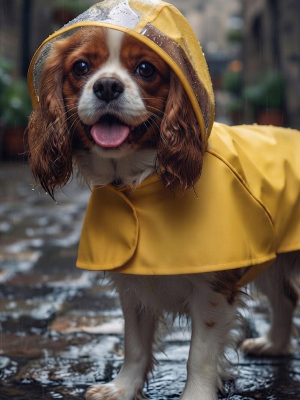 PET RAINCOAT Yellow Size Small NWT